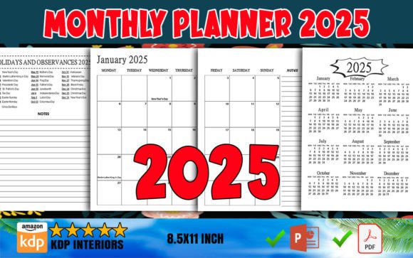 2025 Monthly Planner – Organize Your Year with Ease