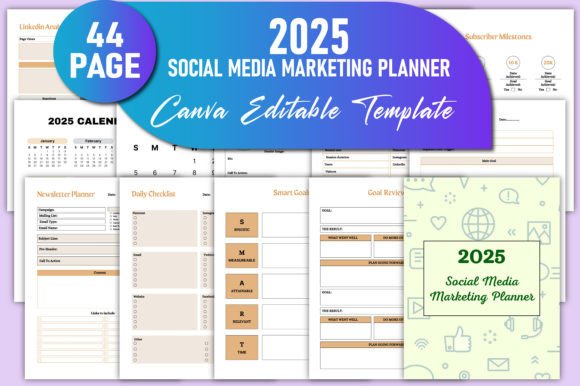 2025 Social Media Marketing Planner KDP: A Comprehensive Tool for Digital Marketers