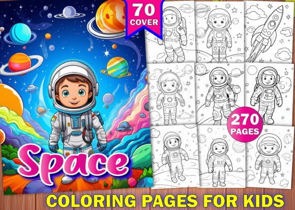 250 Space Coloring Pages for Kids - KDP: A Comprehensive Review for Educators and Content Creators