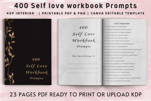 400 Self Love Workbook Journal Prompts: A Journey of Inner Healing and Growth