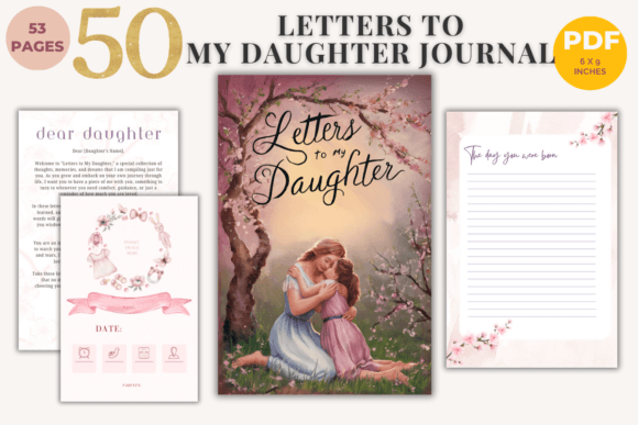 50 Letters to My Daughter Journal: A Timeless Expression of Love and Wisdom