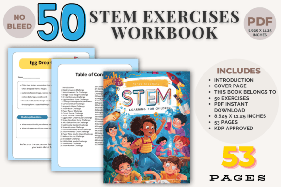 50 STEM Exercises Workbook Ebook