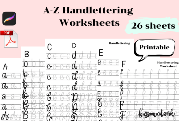 A-Z Handlettering Worksheets: A Comprehensive Guide for Modern Lettering Enthusiasts
