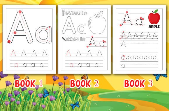 ABC Full Alphabet Letter Tracing Book