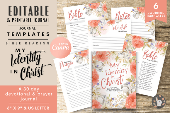 Devotional and Prayer Journal Templates