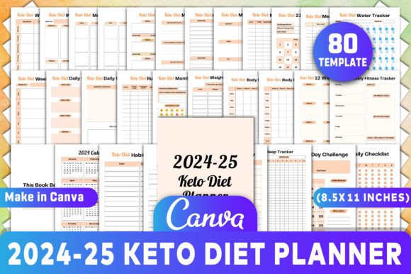 Editable 2024-25 Keto Diet Planner