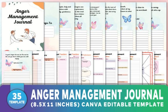 Editable Anger Management Journal: A Powerful Tool for Emotional Wellness