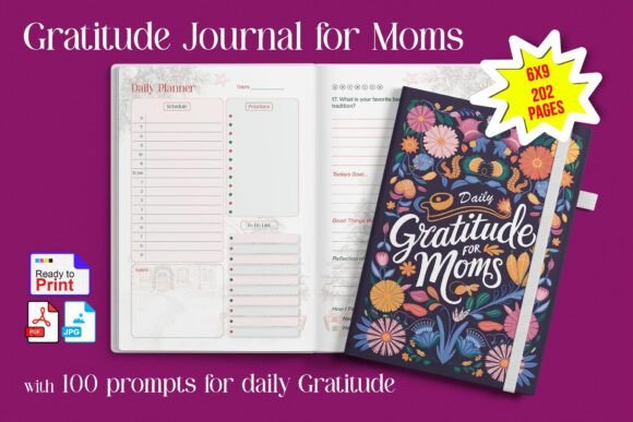 Gratitude Journal Planner for Moms – A Christmas Journey of Thankfulness
