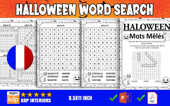 Halloween Word Search – French Edition