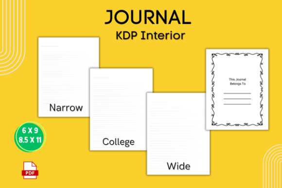 Journal KDP Interior: A Practical Solution for Writers and Organizers