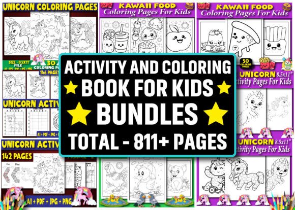 Kids Activity Book and Coloring Pages: A Creative Resource for Learning and Fun