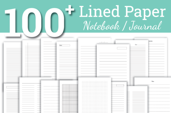 Lined Paper Bundle Notebook Journal