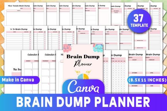 Maximize Productivity with the Editable Brain Dump Planner