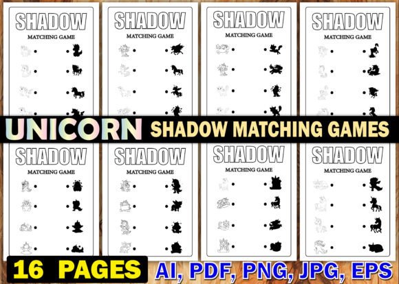 Unicorn Matching Game for Kids - KDP Activity Page: A Perfect Addition to Your KDP Business